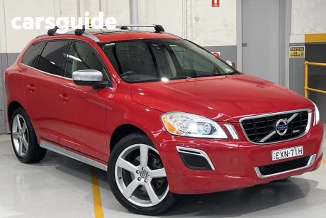 Red 2012 Volvo XC60 Wagon D5