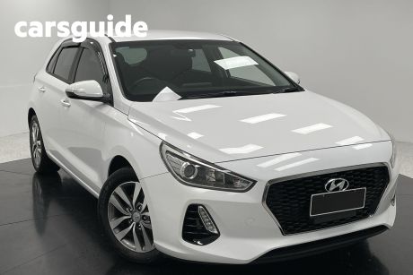 White 2018 Hyundai i30 Hatchback Active