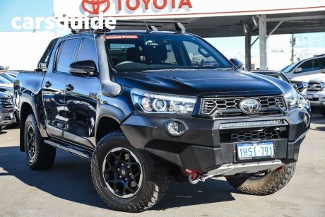 Black 2019 Toyota Hilux Double Cab Pick Up Rugged X (4X4)