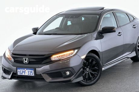 Grey 2018 Honda Civic Sedan VTI-LX