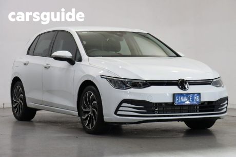 White 2022 Volkswagen Golf Hatchback 110TSI Life