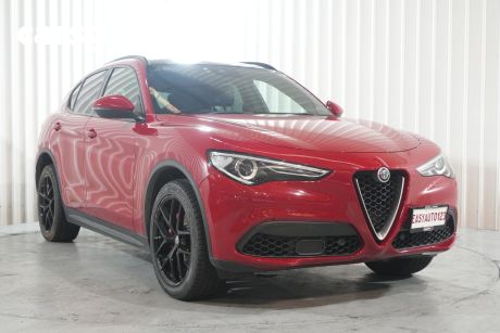 Red 2018 Alfa Romeo Stelvio Wagon TI