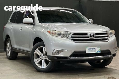 Silver 2013 Toyota Kluger Wagon KX-S (fwd)