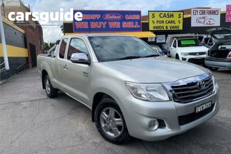 Silver 2013 Toyota Hilux Cab Chassis SR