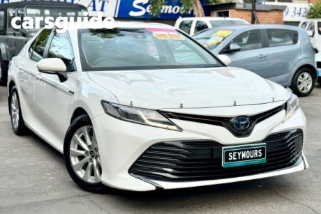 White 2018 Toyota Camry OtherCar AXVH71R CAMRY ASCENT HYBRID