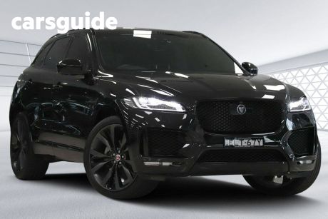 Black 2020 Jaguar F-Pace Wagon 25T Chequered Flag AWD (184KW)