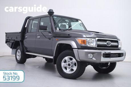 Grey 2022 Toyota Landcruiser 70 Series Double Cab Chassis LC79 GXL