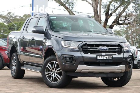 Grey 2021 Ford Ranger Double Cab Pick Up Wildtrak 2.0 (4X4)
