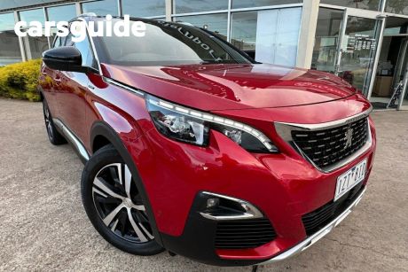 Red 2017 Peugeot 3008 Wagon GT Line