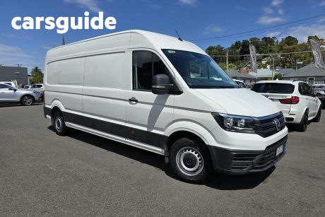 White 2020 Volkswagen Crafter Commercial 35 High Roof LWB FWD TDI340 Runner