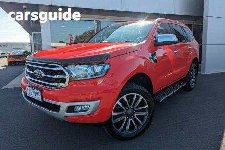 Red 2019 Ford Everest Wagon Titanium (4WD 7 Seat)