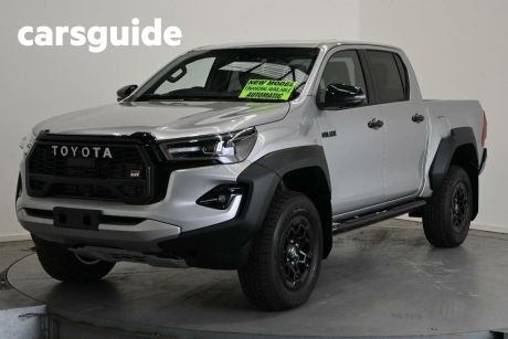 Silver 2023 Toyota Hilux Ute Tray GR Sport Double Cab