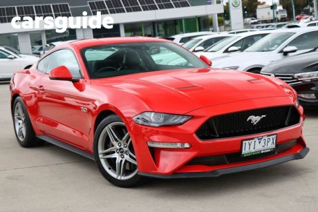 Red 2019 Ford Mustang Coupe Fastback GT 5.0 V8