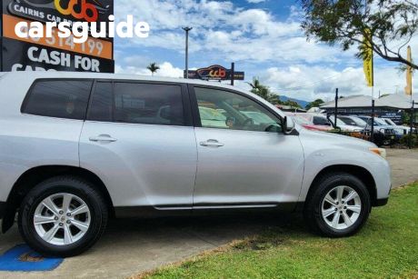 Silver 2012 Toyota Kluger Wagon Altitude (4X4) 7 Seat