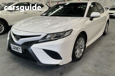 White 2019 Toyota Camry Sedan Ascent Sport
