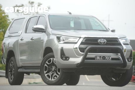 Silver 2020 Toyota Hilux Double Cab Pick Up SR5 (4X4)