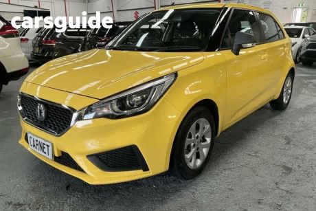 Yellow 2021 MG MG3 Auto Hatchback Core