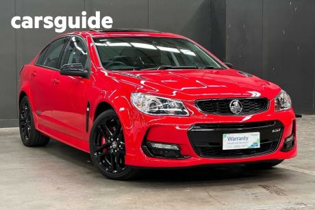 Red 2017 Holden Commodore Sedan SS-V Redline
