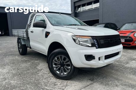 White 2014 Ford Ranger Cab Chassis XL 2.2 (4X4)