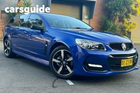Blue 2016 Holden Commodore Sportswagon SS Black Pack
