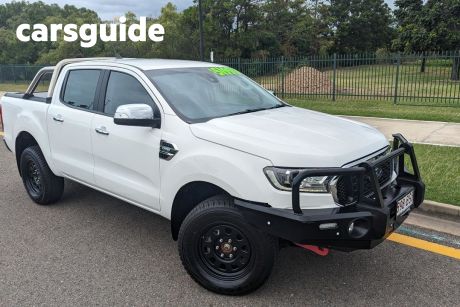 White 2021 Ford Ranger Double Cab Chassis XL 3.2 (4X4)