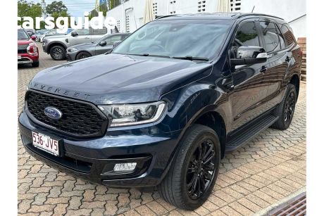 Blue 2019 Ford Everest Wagon Sport (4WD 7 Seat)