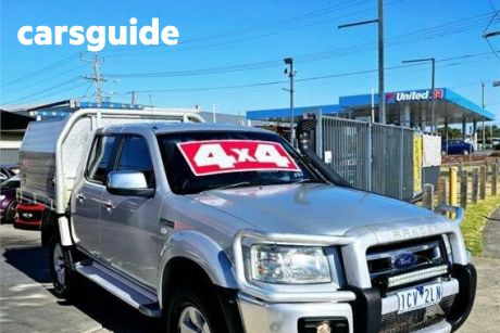 Silver 2007 Ford Ranger Dual Cab Pick-up XLT (4X4)