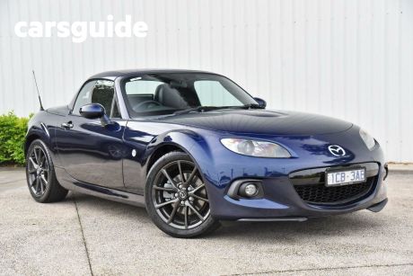 Blue 2012 Mazda MX-5 Roadster Coupe