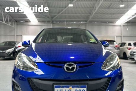 Blue 2010 Mazda Mazda2 Hatch