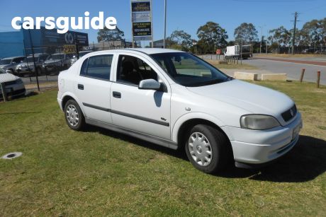 White 2003 Holden Astra Hatchback City