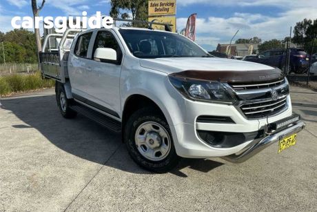 White 2017 Holden Colorado Cab Chassis LS (4X4)