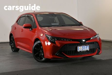 Red 2018 Toyota Corolla Hatchback Ascent Sport