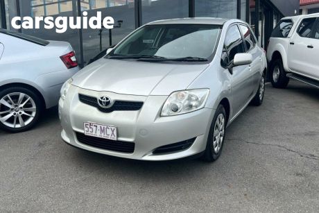 Silver 2009 Toyota Corolla Hatchback Ascent