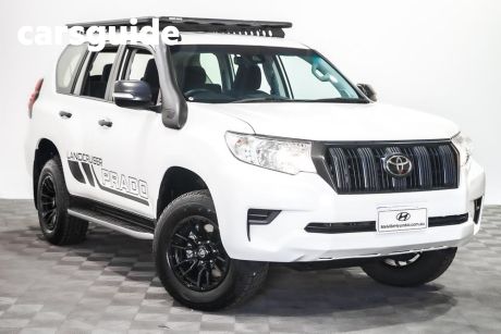 White 2019 Toyota Landcruiser Prado Wagon GX (4X4)