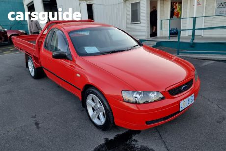 Red 2004 Ford Falcon Cab Chassis XL