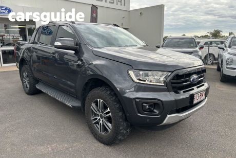 Grey 2021 Ford Ranger Double Cab Pick Up Wildtrak 3.2 (4X4)