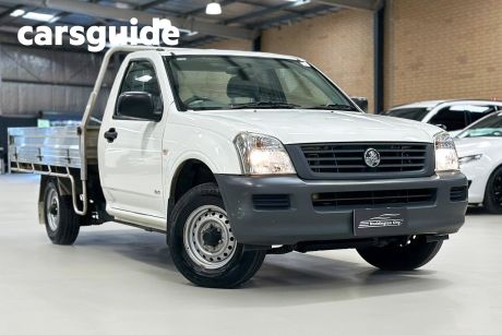 White 2006 Holden Rodeo Cab Chassis DX