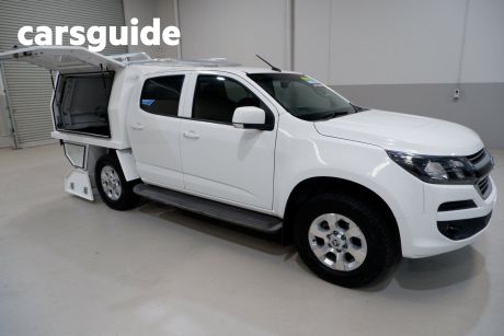 White 2017 Holden Colorado Crew Cab Chassis LS (4X2)