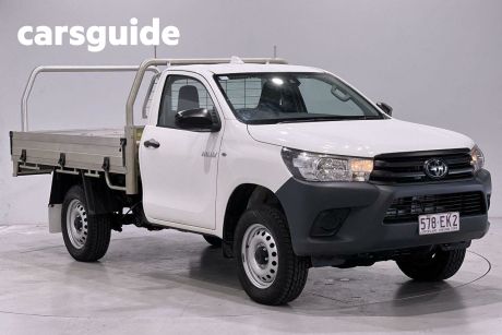 White 2022 Toyota Hilux Cab Chassis Workmate HI-Rider (4X2)
