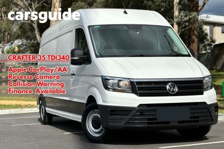 White 2018 Volkswagen Crafter Commercial 35 MWB FWD TDI340 Runner