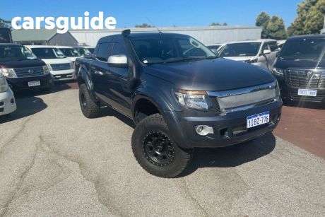 Grey 2015 Ford Ranger Ute Tray PX XLS Utility Double Cab 4dr Spts Auto 6sp 4x4 3.2DT