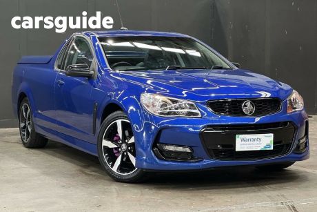 Blue 2016 Holden UTE Utility SV6 Black Edition