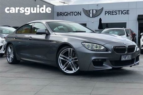 Grey 2014 BMW 640I Coupe Gran Coupe