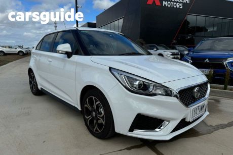 White 2023 MG MG3 Auto Hatchback Excite (with Navigation)