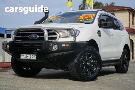White 2018 Ford Everest Wagon Ambiente (4WD 7 Seat)
