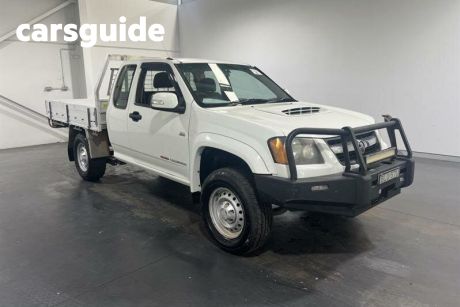 White 2009 Holden Colorado Space Cab Chassis LX (4X4)
