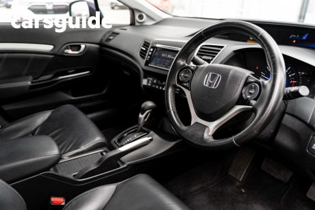 Blue 2015 Honda Civic Sedan VTI-L