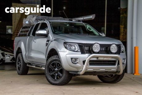 Silver 2013 Ford Ranger Ute Tray 4x4 XLT PX