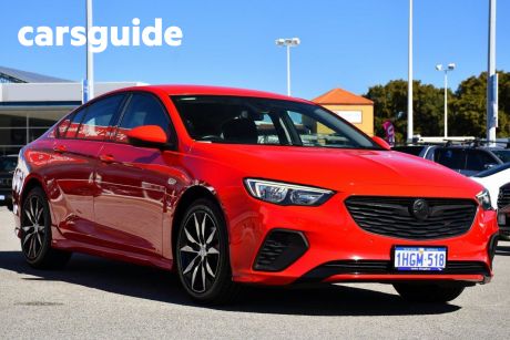 Red 2019 Holden Commodore Liftback RS