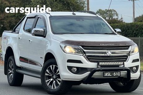White 2019 Holden Colorado Crew Cab Pickup Storm (4X4) Special Edition